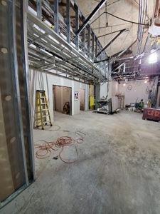 Restrooms on the concourse level